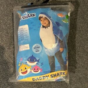 Daddy Shark Costume with Sound  Small